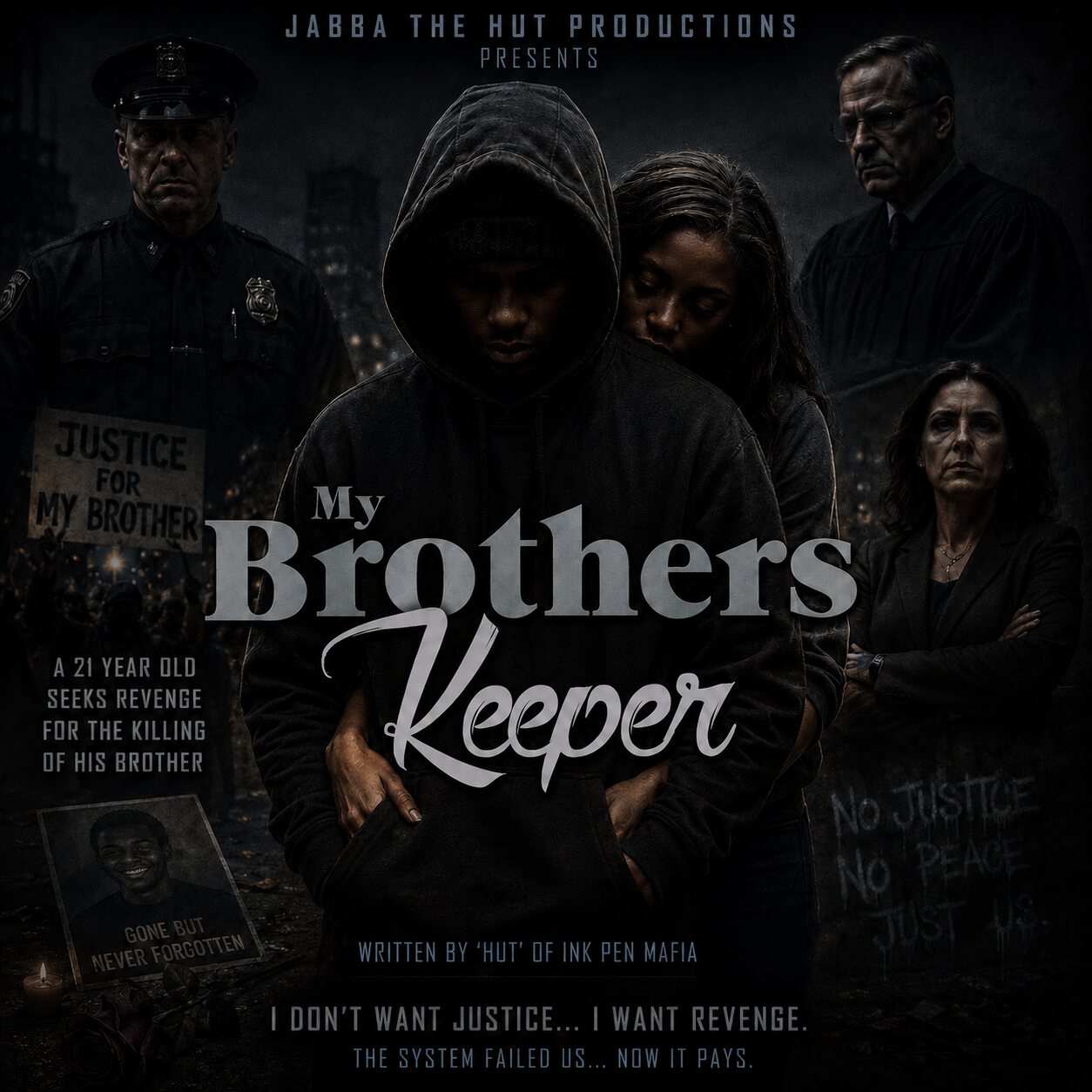My Brothers Keeper film poster, written by Hut